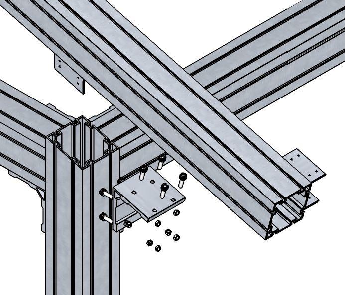 fixed to the crossbeams C2-1 Install the