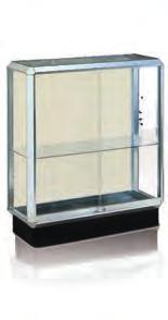 framed case with 2 full-sized adjustable shelves, hinged tempered glass door with lock, and adjustable floor levelers.