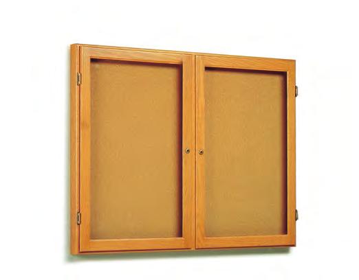 MM Select Wall Cases Messenger Series 77-3624 77-3648 77-3672 77-4848 77-4872 Messenger Series bulletin board display centers provide a stylish way to keep posted material clean and neat, protect