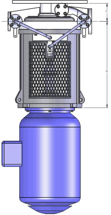 PWI API 610 VERTICAL IN-LINE SINGLE STAGE OH4 OUTLINE DIMENSIONS SHORT PANEL DOTTED LINE DOES NOT PRINT PUMP AND DRIVER DIMENSIONS NOTES: 1. Dimensions are in inches. 2.