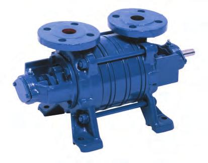 Construction The Sterling SIHI AKH pump is a self-priming side channel pump capable of handling gas along with the medium and operates at a low noise level.
