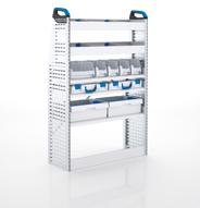 M-BOXXes with handles 2 drawers with mats and dividers 2 base plinths wide S-BOXX wide S-BOXX shelf with 5 S-BOXXes and wide S-BOXX shelf whelf with 2