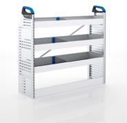 trays with mats and dividers base plinth shelf with S-BOXX and 2 M-BOXXes with handles shelf with 5 S-BOXXes and wide S-BOXX 2 base plinths