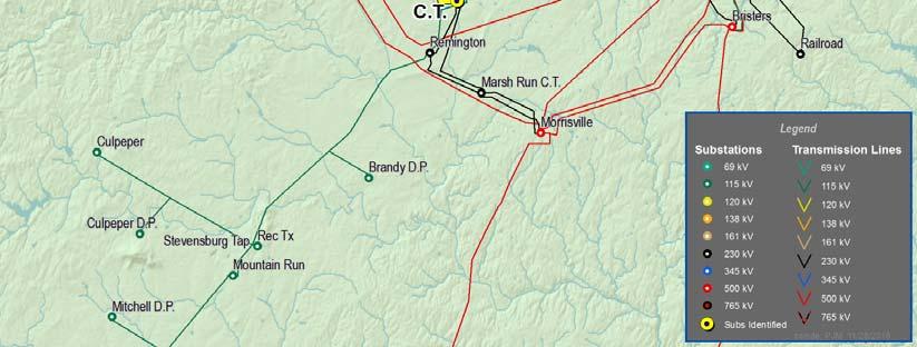 Line #2086 is being wrecked-and-rebuilt in 2018 from a singlecircuit radial to a double-circuit networked configuration under PJM baseline upgrade project b2461.