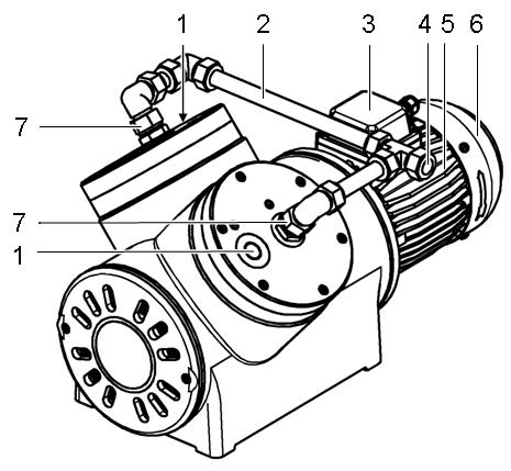 pump outlet (M18x1,5) Fig. 3: Diaphragm pump N 1400.1 A_E Design N 1400.