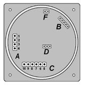 Dimensions Sensor Body F3.60M.S Sensor length: L0 = 68.5 mm (2.70 ) L1 = 98.5 mm (3.88 ) Terminal View Sensor connections B F Power supply 1 + VDC 2 + LOOP 3 - LOOP 4 - VDC Open collector OUTPUTS 5 N.