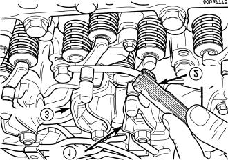 13 VALVE SETTING Adjust the intake and exhaust valve lash for TDC #1 as instructed below.
