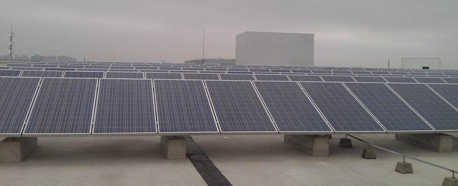 PV power generation subsystem PV array installed on