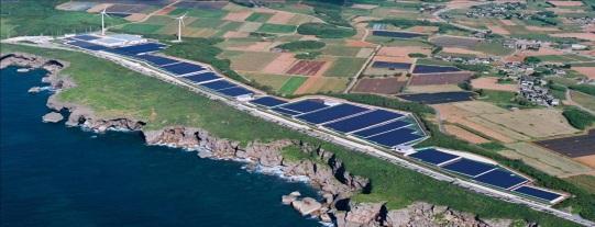 55,000 Miyako Island Mega Solar Demonstration Research
