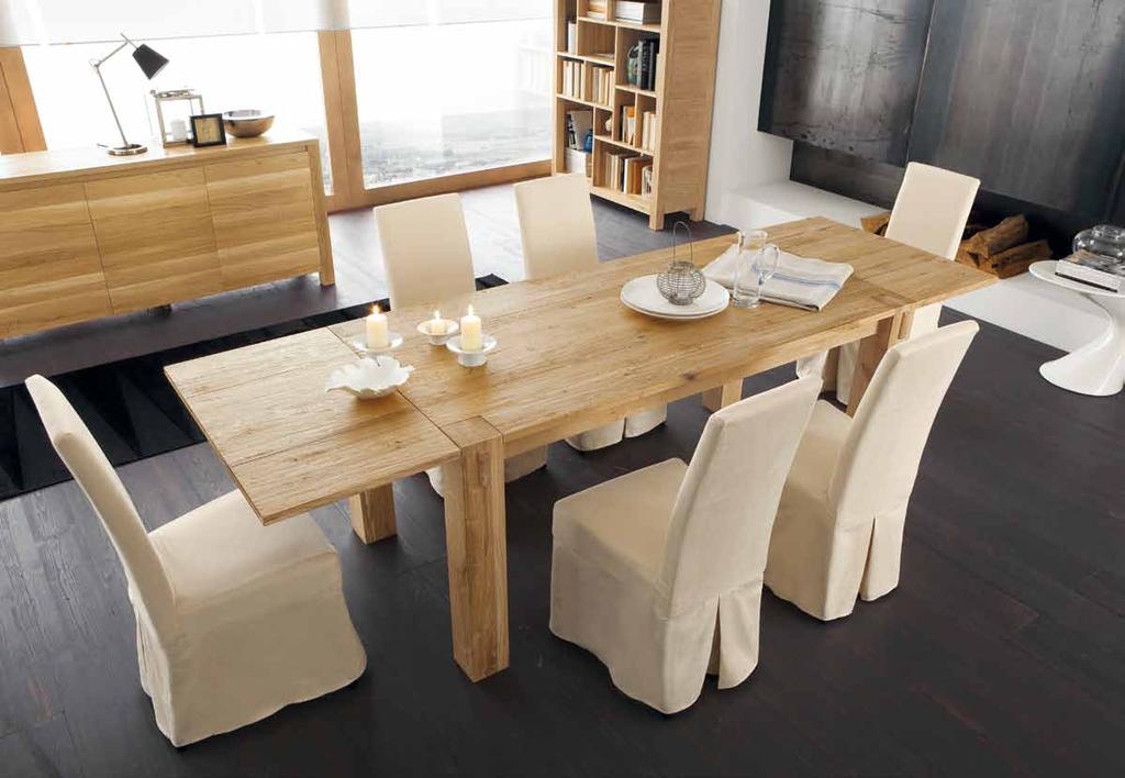 4 natural Tavolo / table Stoccolma EC-TA8011 L.1800 x P.900 x H.