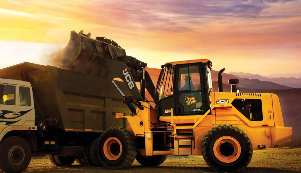 432ZX THE MOST PRODUCTIVE WHEELED LOADER Best-in-class productivity Stay Connected 24x7 Rugged & Reliable Best-in-class operator comfort