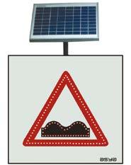 9 SOLAR TRAFFIC SIGNS Solar No Parking Sign (P-2) SL-02-130 5 mm