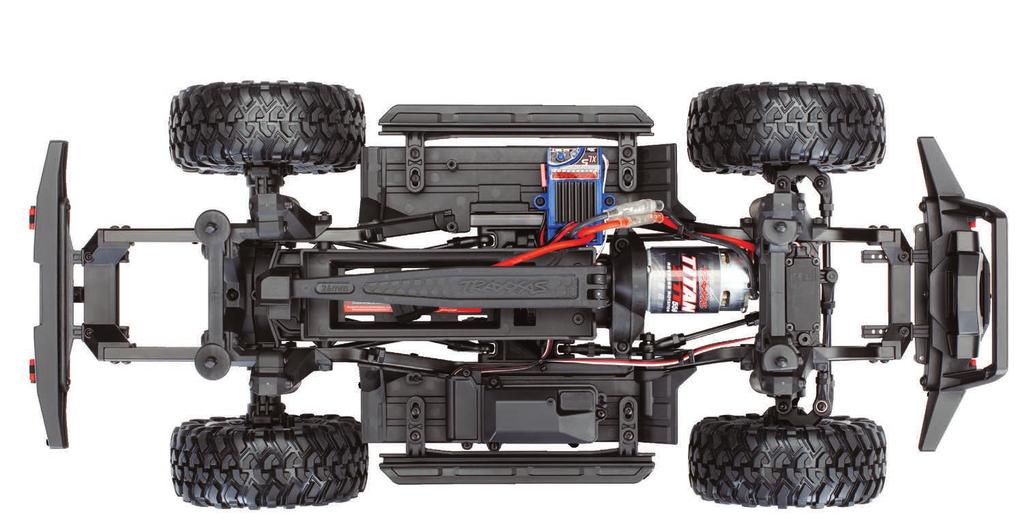 ANATOMY OF THE TRX-4 SPORT Chassis Top View Battery Hold-Down Traxxas High-Current