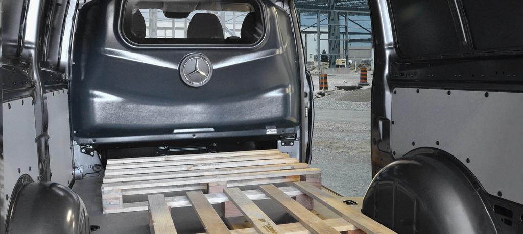 Separation walls protects people from cargo area The separation wall is a very useful accessory in a commercial vehicle. It separates the cargo area from the drivers compartment.