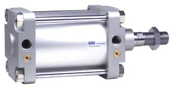 Technical details Cylinders > piston rod cylinders > Series XL, ISO ISO 15552, 15552, double double acting acting Operating pressure Temperature range Max. stroke Medium Materials 1... 10 bar -20 C.