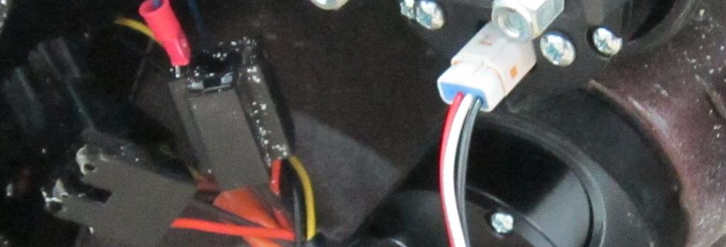 Wiring of the speed sensor will be done using the supplied 3 wire pigtail that connects to the adapter box. The speed sensor pigtail should have Red, Black, and White wires with a 3 pin connector.