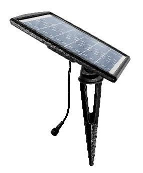 Mounting Bases to lamp and/or solar panel This product comes with two stake mounts (Part D) and one flat mount (part E). Choose the one(s) that fit best for your desired mounting location. 1.