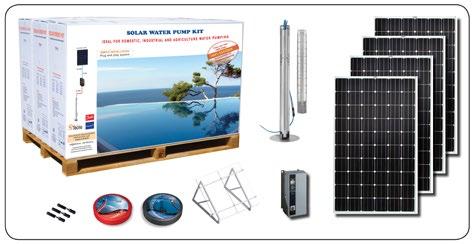 SOLAR WATER PUMP KIT MODEL: SIG-CT5,5HP Introduction: SITECNO solar water pump system is complete solution for the supply of water with the power of solar energy.