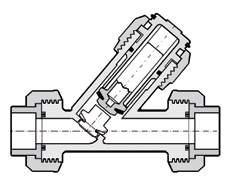 DISMOUNTING DN 15 50 - DN 100 (fig. A and C) 1) Isolate the valve from the fluid flow. 2) Unscrew the union nut (6) and separate the bonnet (3) from the body (1).