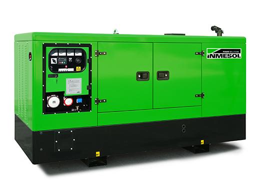 Genset with manual control panel. Image for guidance purposes.