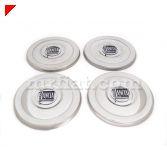 Set of 4 wheel caps for Lancia 2nd Series models.