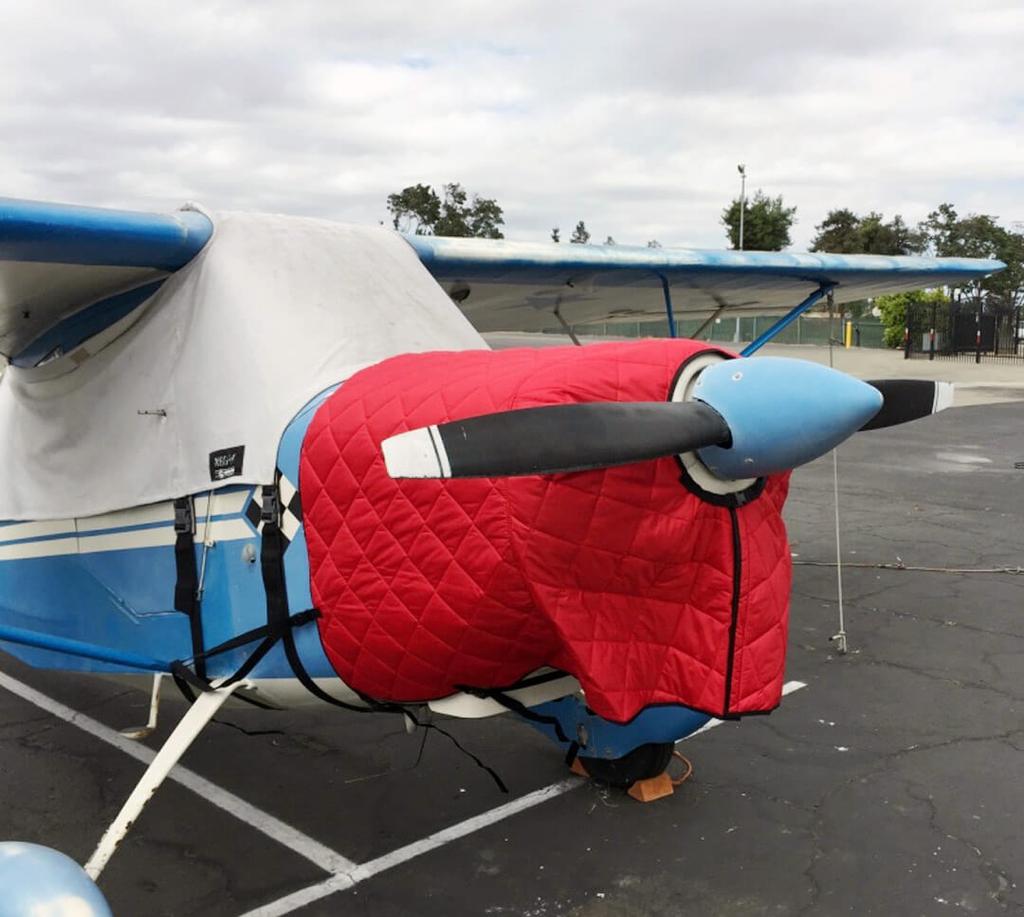 Hangar Blanket, available in Red