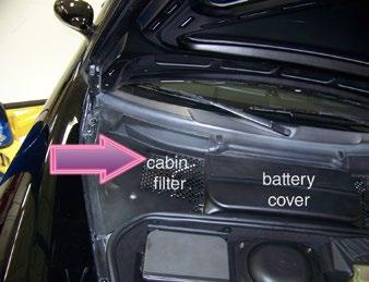 and air conditioning system. A severely clogged cabin filter can reduce HVAC performance by limiting system air flow.