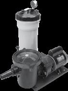 Pool Filters / TWM-30 Series Systems 25 sq. ft. cartridge filter 1 ₈ HP high performance pump with trap 3 ft.
