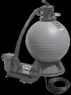CSA / ClearWater Sand CSA Systems DELUXE SYSTEM Large filtration sand filter with durable, high flow laterals Top-of-the-Line Supreme High Performance Pump Extra large 7" pump trap with clear lid