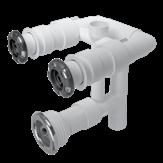 1/2" S fitting for air Saves time and money Max Height with Power Jet 6.5" Max Height with Power Jet 6.5" 15.33" 8.00" 9.00" 6.