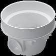 PVC body (better for slip or threaded sockets) Available in 1 1/2" or 2" slip sockets Collar and cover in white and colors Tru Flo Drain Cover UL Listed 674-2450 640-2820 V 640-2340 V 640-1910 V 8"