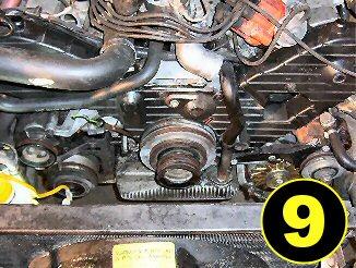 The front of your motor should look just like this, at this time. (Photo 9).