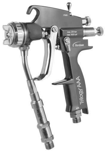 Trilogy Air-Assisted Airless Manual Spray Gun Customer Product Manual Issued 12/15 For parts and technical support, call the Industrial Coating Systems Customer Support Center at (800)