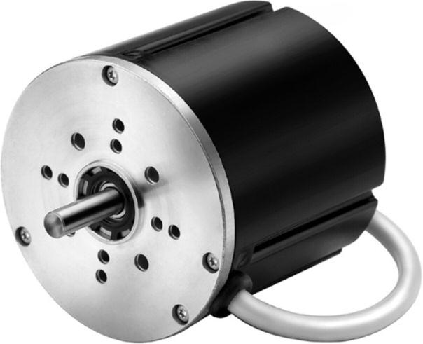 VARIODRIVE Compact motor VDC--54.2 -phase external rotor motor in EC technology. Dynamically balanced rotor with 4-pole, plastic bonded ferrite magnet.