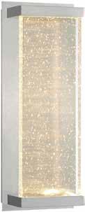 34138-014 Satin Nickel 14 1/2 LARGE OUTDOOR LED WALL