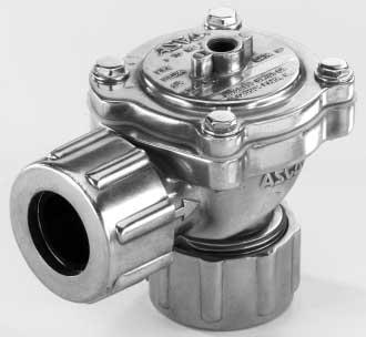 4 qwer High Flow Aluminum Bodies Main Pulse Valves with Integral Fittings 3/4" or 1 1/2" Air and Inert Gas Only 2/2 SERIES NC Features Die-cast aluminum bodies and diaphragm operation.