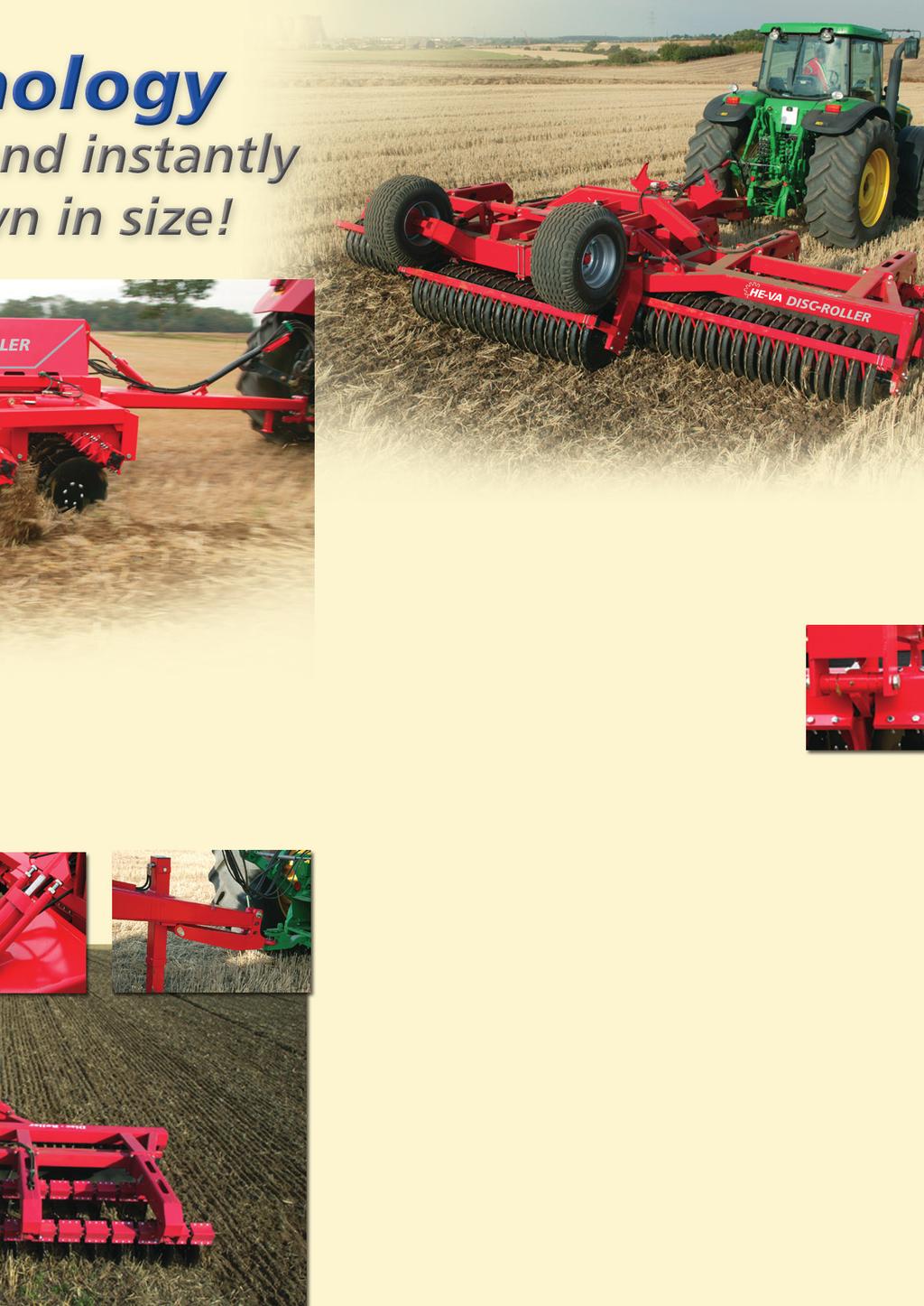 HE-VA SABRE DISC - NEW UNIQUE DESIGN ION It is also a superb tool for working ploughed land prior to drilling.