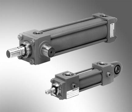 Hydraulic cylinders Tie rod design Type CD / CG Features types of mounting Piston Ø (ØAL)... mm Piston rod Ø (ØMM) 12.