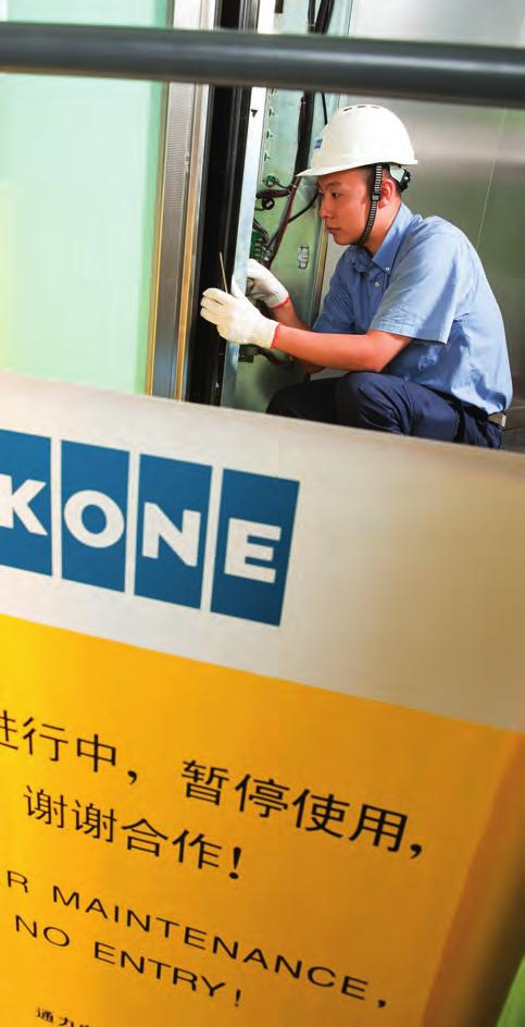 EASY INSTALLATION AND FLEXIBLE MAINTENANCE SOLUTIONS KONE s modern installation methods ensure that elevator installation is safe, fast and cost-efficient.