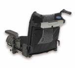 easy folding of backrest 0-30 245 PLEASE CHOOSE EITHER CENTRE MOUNTED OR SIDE MOUNTED LEGRESTS CENTRE MOUNTED LEGRESTS (INCLUDING CALF PAD AND ANGLE ADJ FOOTPLATE