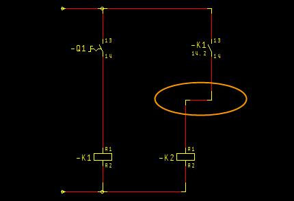 Andrej Jurgelj Diplomsko delo 29 Prednost električnih povezav je, da ne rišemo teh črt mi, ampak s postavitvijo enega od simbolov postavimo na delovno površino, ki je označen z rdečim krogom in se