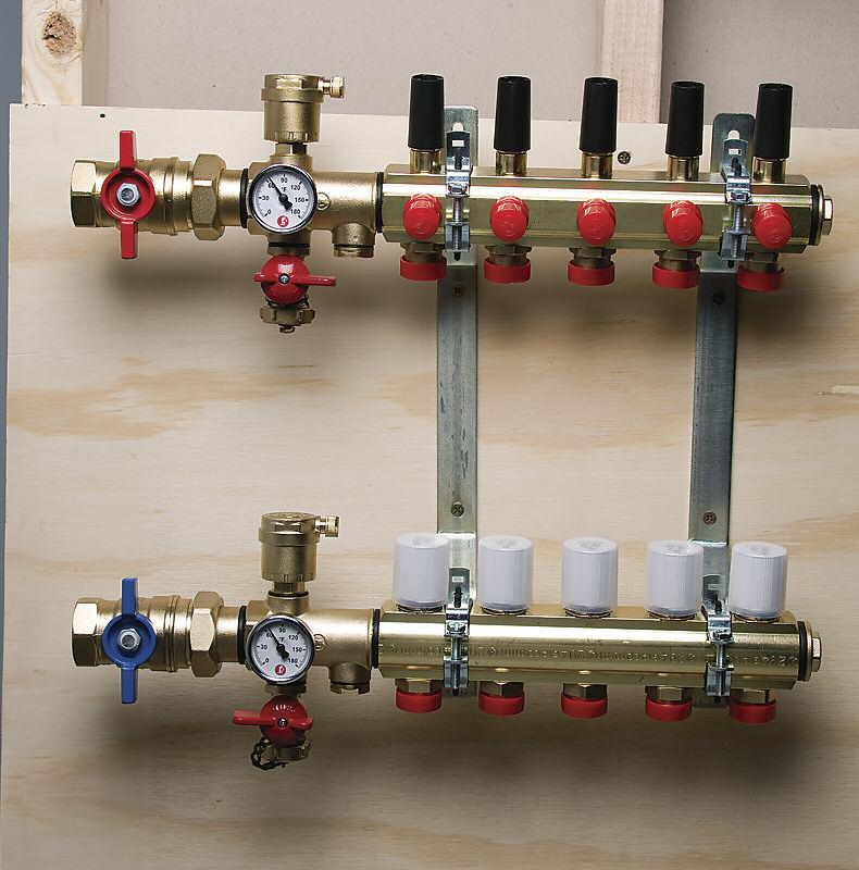 B. Mount the Manifold 1. The manifold location is normally determined during project design prior to installation.