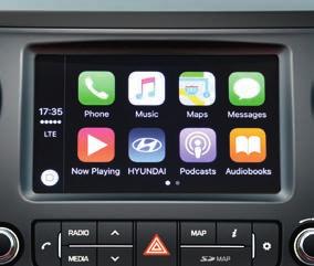 Android Auto * connects with compatible Android smartphones.