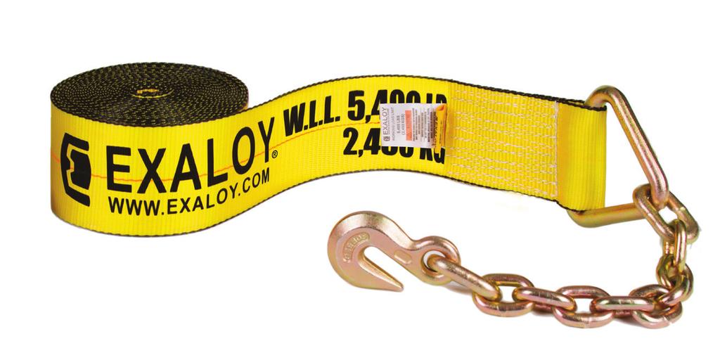 Strap with Flat Hook Weight: 6.50 lbs. / 2.95 kg.