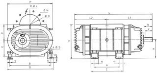 SIAH & VTB series high vacuum blowers Dimensions of bare shaft unit without manifold VTB 810 A VTB 820 A SIAH 822 SIAH 80 SIAH 8702 mm in. mm in. mm in. mm in. mm in. A n/a n/a n/a n/a 360 1.17 375 1.