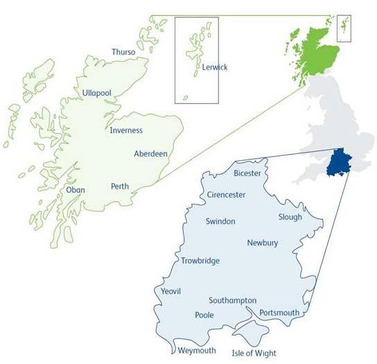 SSEN overview Scottish and Southern Electricity Networks owns: two electricity distribution networks one electricity transmission network +100,000