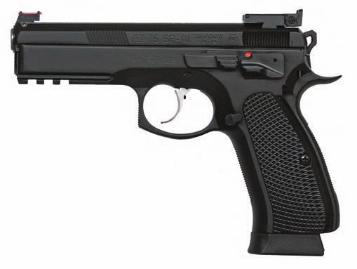 BUILT BY CZ 75 SP-01 SHADOW TARGET II The Target II is a competition-ready pre-b-style SP-01 Shadow, featuring a CZ Custom trigger job with a short-reset trigger, fully adjustable rear sight, fiber