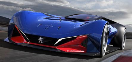 sculptural, elegant and technological view of the future of PEUGEOT motorsport.