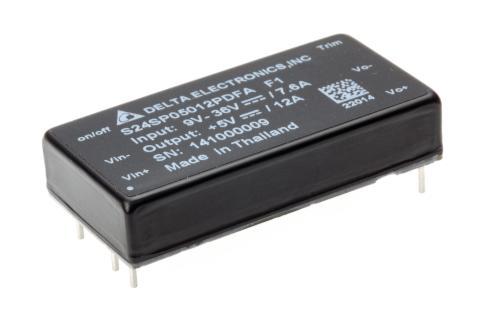 6W Single DC/DC Converter FEATURES Efficiency up to 93.3% Wide input range, 9V-36V Package with Industry Standard Pinout Package Dimension: Without heat sink 5.8 x25.4 x1.5mm (2. x1. x.41 ) With heat sink 5.