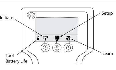 Main Menu Figure 3 Initiate Function If the Initiate button is pressed, the tool retrieves sensor ID, pressure data and battery status from the sensor which is displayed.